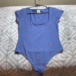 VS pink-Never worn blue cotton body suit